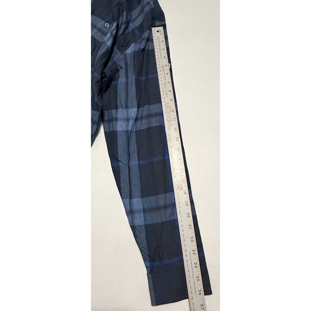 Kühl Fugitive Men’s 2XL Soft Flannel Button Up Blue Plaid Shirt Long Sleeve - Picture 11 of 13